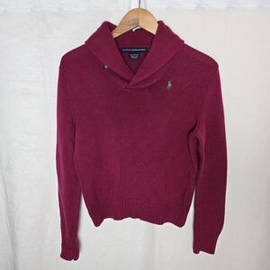 Ralph Lauren Women's Sweater in Deep Burgundy